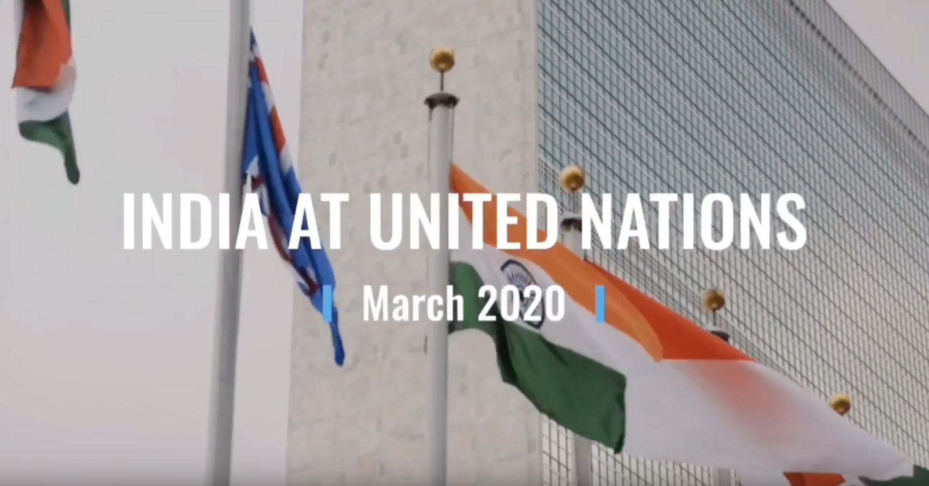 India at United Nations - March 2020