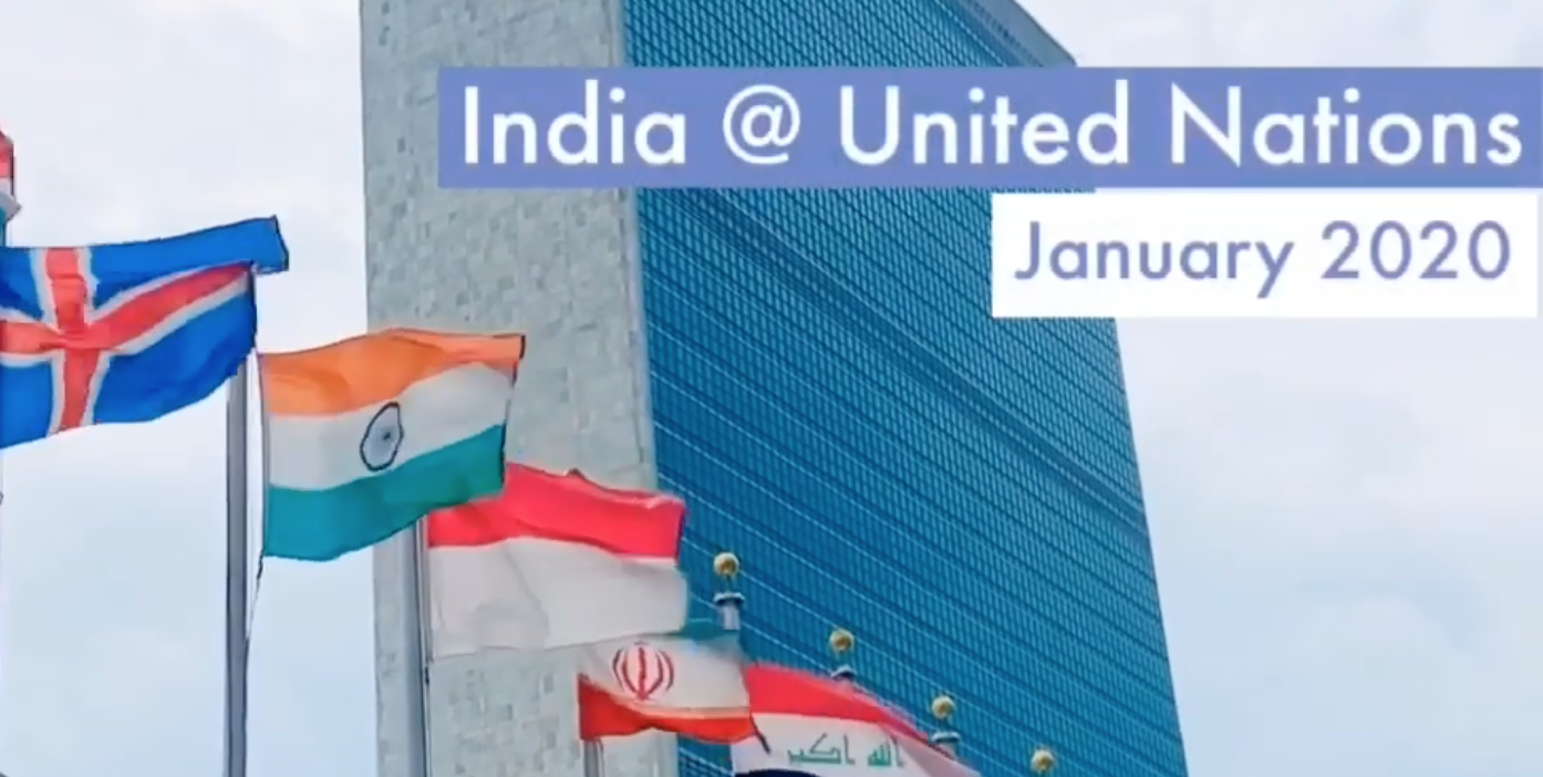 India at United Nations - January 2020