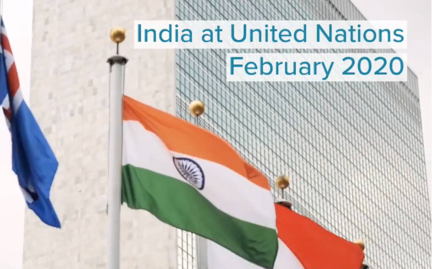 India at United Nations - February 2020