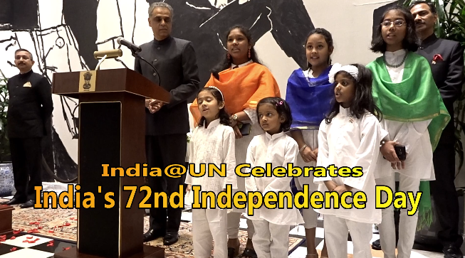 Celebration of India's 72nd Independence Day 