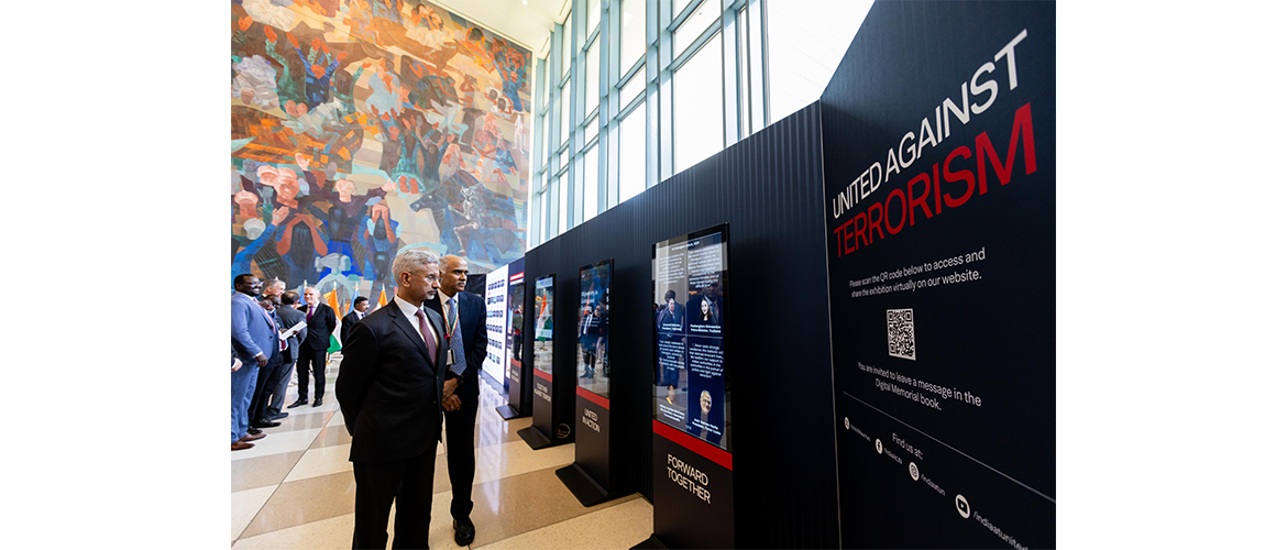 External Affairs Minister Dr. S. Jaishankar inaugurated a special exhibition titled "The Human Cost of Terrorism" on June 30 2025. 