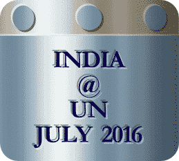 India @ UN  July 2016